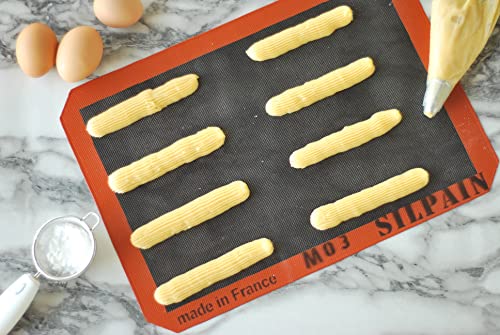 Silpat The Original Silpain Premium Non-Stick Silicone Baking Mat for Bread, 11-5/8 x 16-1/2