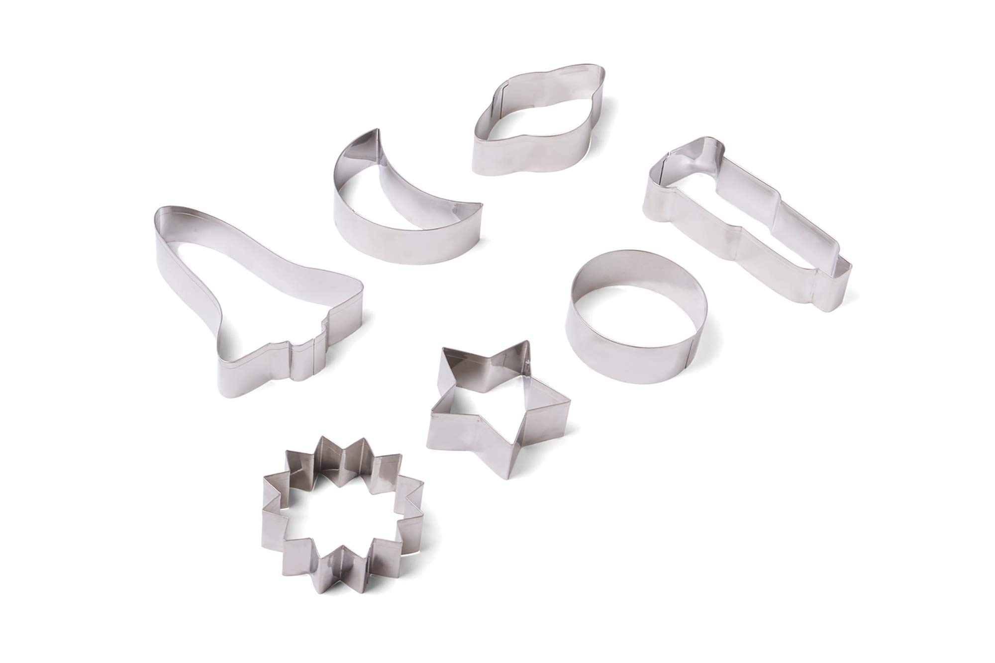 Fox Run Science Cookie Cutter Set, Astronomy Cookie Cutters, Set of 7