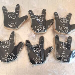 Ann Clark Cookie Cutters Hand Love Sign Cookie Cutter, 3.75"