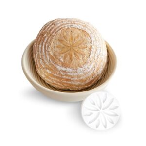 talisman designs decorating embosser | 9-inch warmer basket | dough proofing, box bowls | create, perfect crust & shaped bread loaves