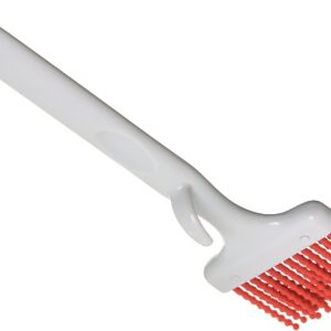 SPARTA 4040505 Silicone Basting Brush With Red Bristles, 3 Inches, Red