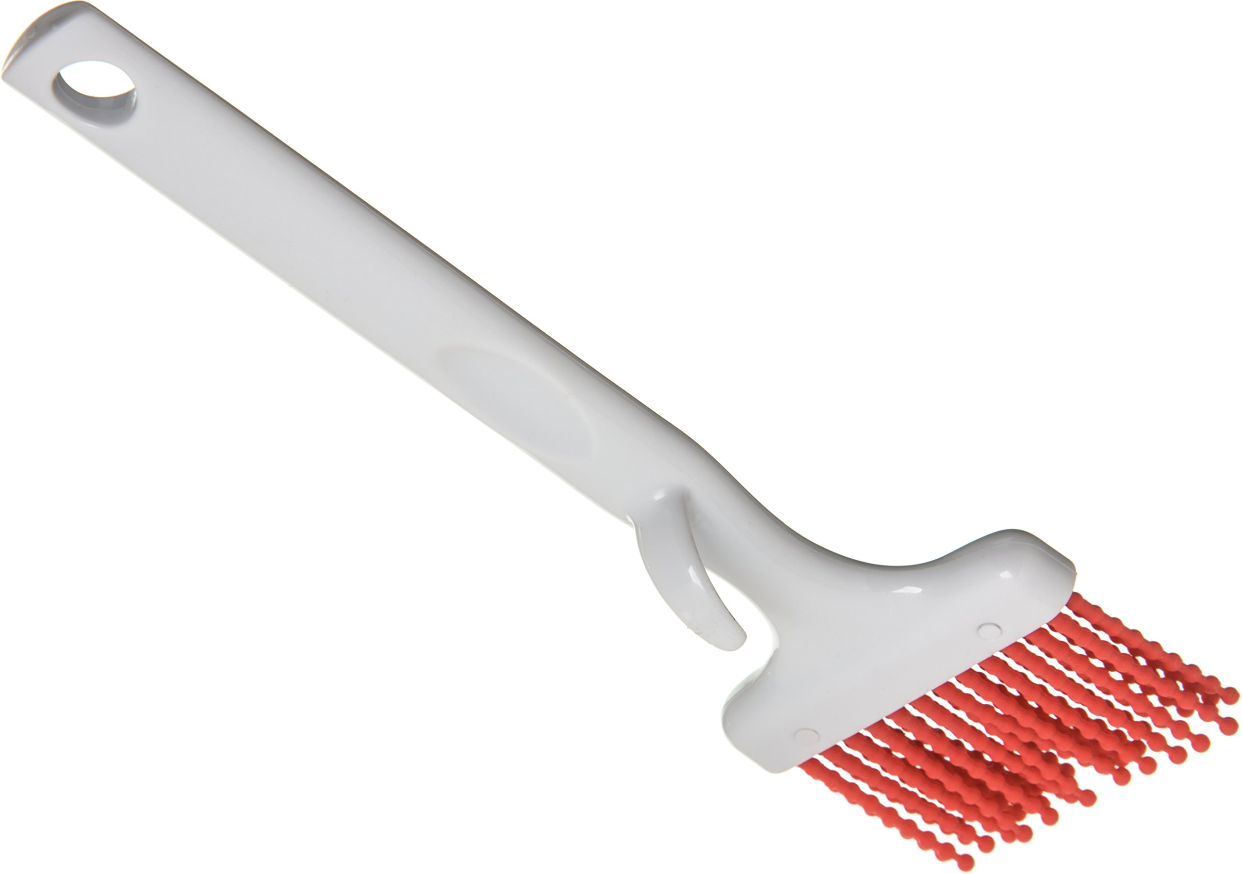 SPARTA 4040505 Silicone Basting Brush With Red Bristles, 3 Inches, Red