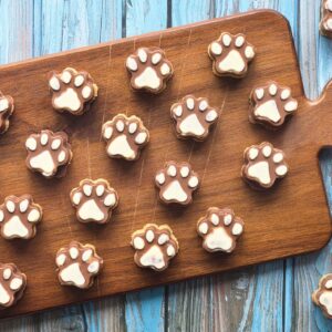 Dog Paw Cookie Cutter, Premium Food-Grade Stainless Steel, Dishwasher Safe