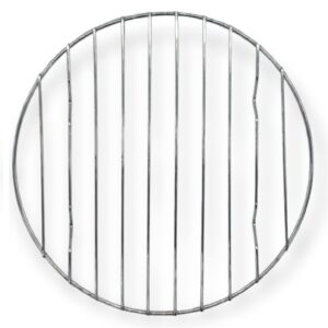 Handy Housewares 8-Inch Round Metal Wire Cake Cooling Rack - Cools Down Pastries or Breads (1-pack)