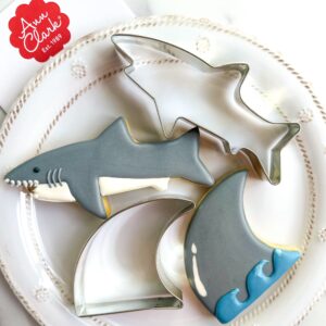 Shark Cookie Cutters 2-Pc. Set Made in USA by Ann Clark, Shark, Fin