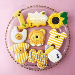 5 Pieces Baby Shower Cookie Cutters,Cute Shapes of Onesie, Bib, Plaque/Frame,Baby Bottle, Baby Carriage for Baby Showers, Reveal Parties with Receipe Book