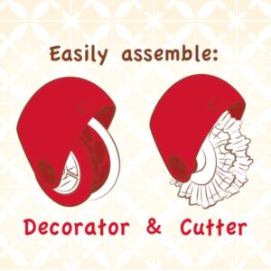 Talisman Designs Pastry Wheel Decorator & Cutter Set | Dishwasher Safe & Food Safe | Pie Crust Cutters | Kitchen Baking Cutters | Pie Decorator | Dough Cutter