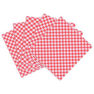 dyystore 50pcs/wax paper greaseproof paper food packaging parchment paper french fries burger cake sandwich wrapping paper baking paper.