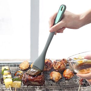 To encounter Silicone Brush, Set of 4 Silicone Basting Pastry Brush, Prefer for Cooking, Baking, Oil and BBQ Spreading - Built in Grid