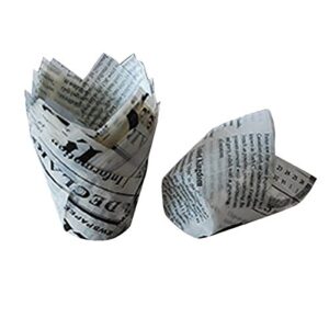 Tulip Baking Cups Cupcake or Muffin Liners Wrappers-Pack of 100