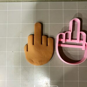 Middle Finger Cookie Cutter (4 inch)