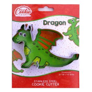 dragon cookie cutter, premium food-grade stainless steel, dishwasher safe