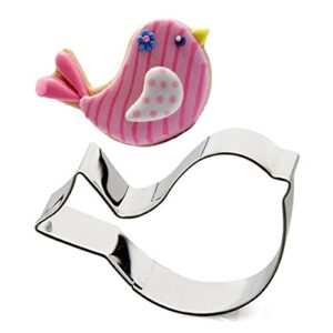 wotoy bird biscuit cookie cutter mold - stainless steel