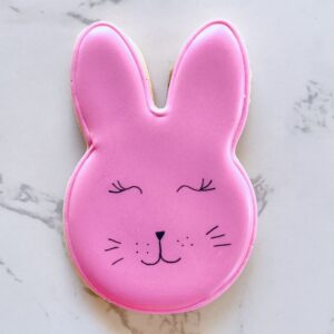 Cute Bunny Head Cookie Cutter, 3" Made in USA by Ann Clark