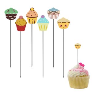 6 pack cake tester,stainless steel cake tester,reusable baking tool,cake tester for baking,5.4inches,cake supplies