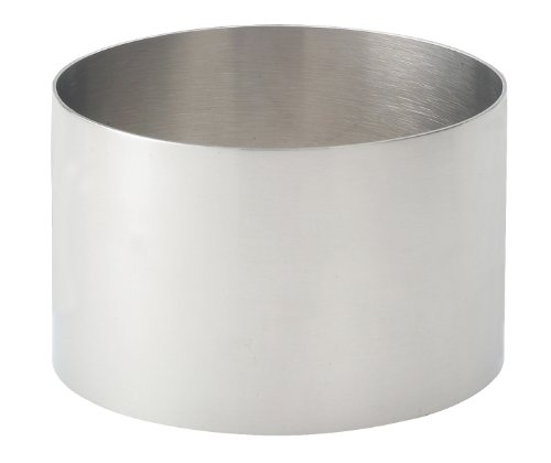 Cutlery-Pro Food Plating Presentation Ring, 18/8 Stainless Steel, 3.5 x 2-Inch