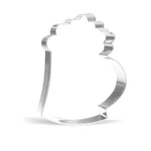 4.4 inch beer mug cookie cutters - stainless steel