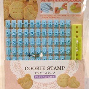 Cookie Stamp Alphabets and Numbers from Japan