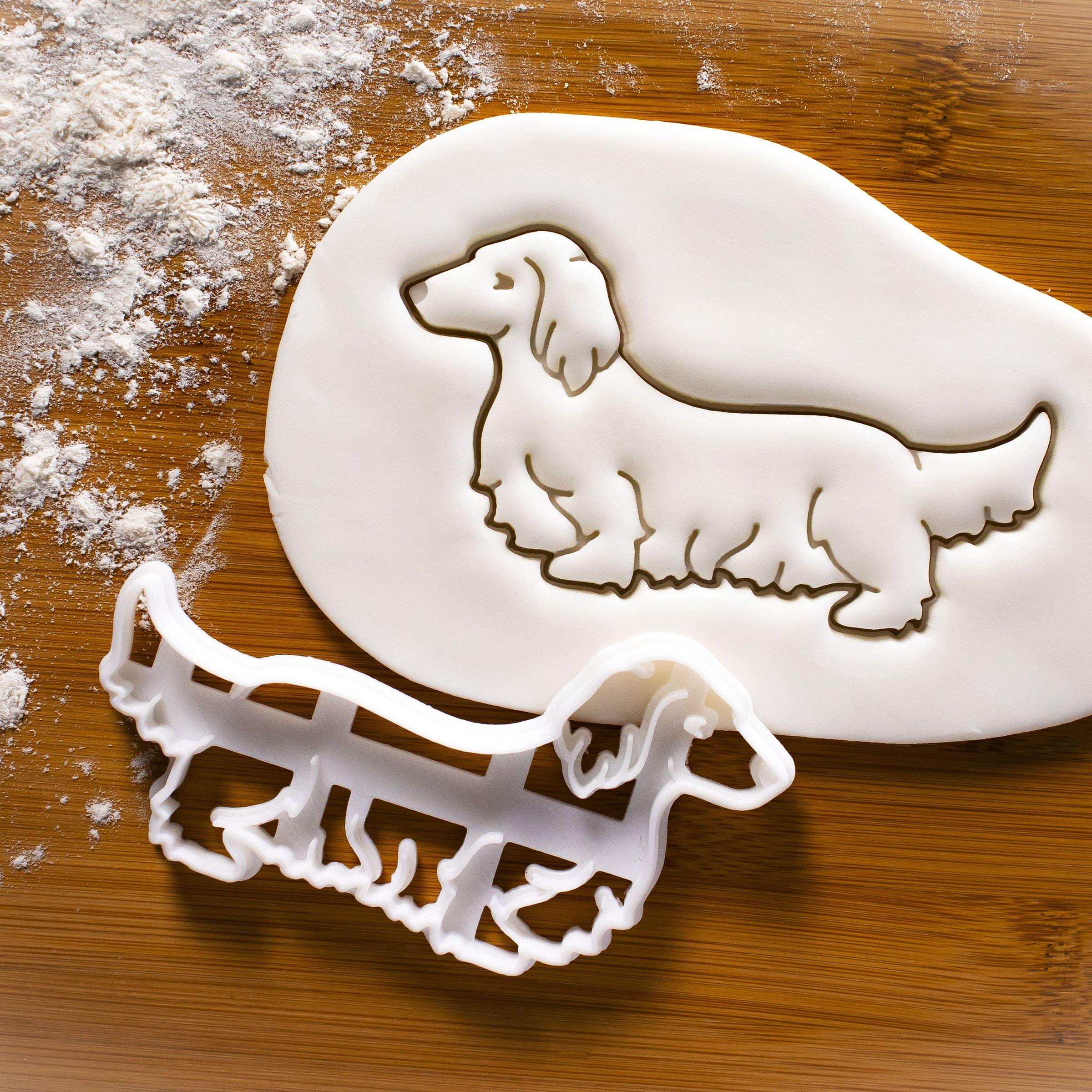 Long Haired Dachshund Body cookie cutter, 1 piece - Bakerlogy