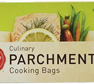 PaperChef PC5003 (2 Pack) Parchment Paper Nonstick Cooking Bags, 10-ct/Box, 1483, Tan