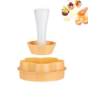 plastic pastry tamper tart shell molds tart cutter flower/round dough cookie cutter set cupcake mold for muffin/cupcake 602