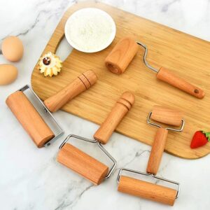 wooden rolling pins small rolling pin pizza roller pizza dough roller bread roller mini rolling pins ravioli rolling pin dough roller baking roller