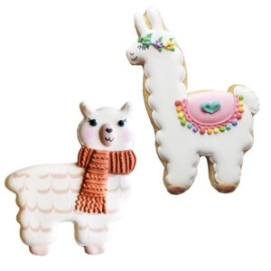 Llama and Alpaca Cookie Cutters 2-Pc. Set Made in USA by Ann Clark