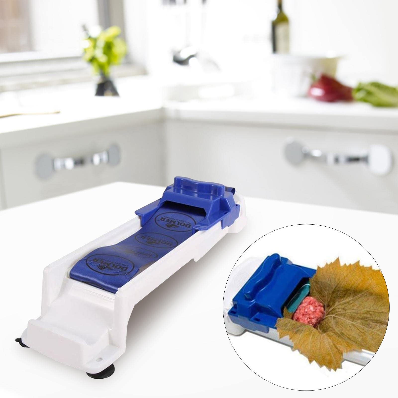 LOVIVER Stuffed Vine Leaf Rolling Grape & Cabbage Leaves Roller Machine Dolma Maker