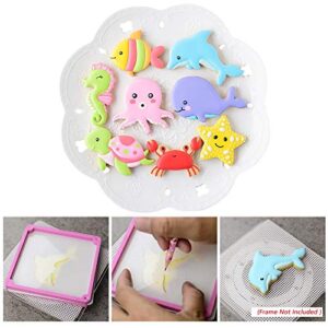 Ocean Cookie Cutters with Matching Cookie Stencils -Set of 16