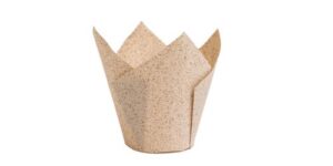 tulip paper baking cups, extra large size, tip h 3-1/2" x 2" (50, cocoa)