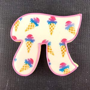 Pi Symbol Cookie Cutter 3.75" Made in USA by Ann Clark