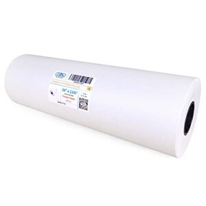 idl packaging 24" x 1100' freezer paper roll for meat and fish - plastic coated freezer wrap for maximum protection - safer choice than wax paper - wrapping and freezing food