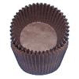 ck products brown glassine cupcake/muffin baking cups liners 500 count