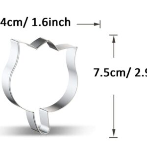 WJSYSHOP Tulip Flower Cookie Cutter