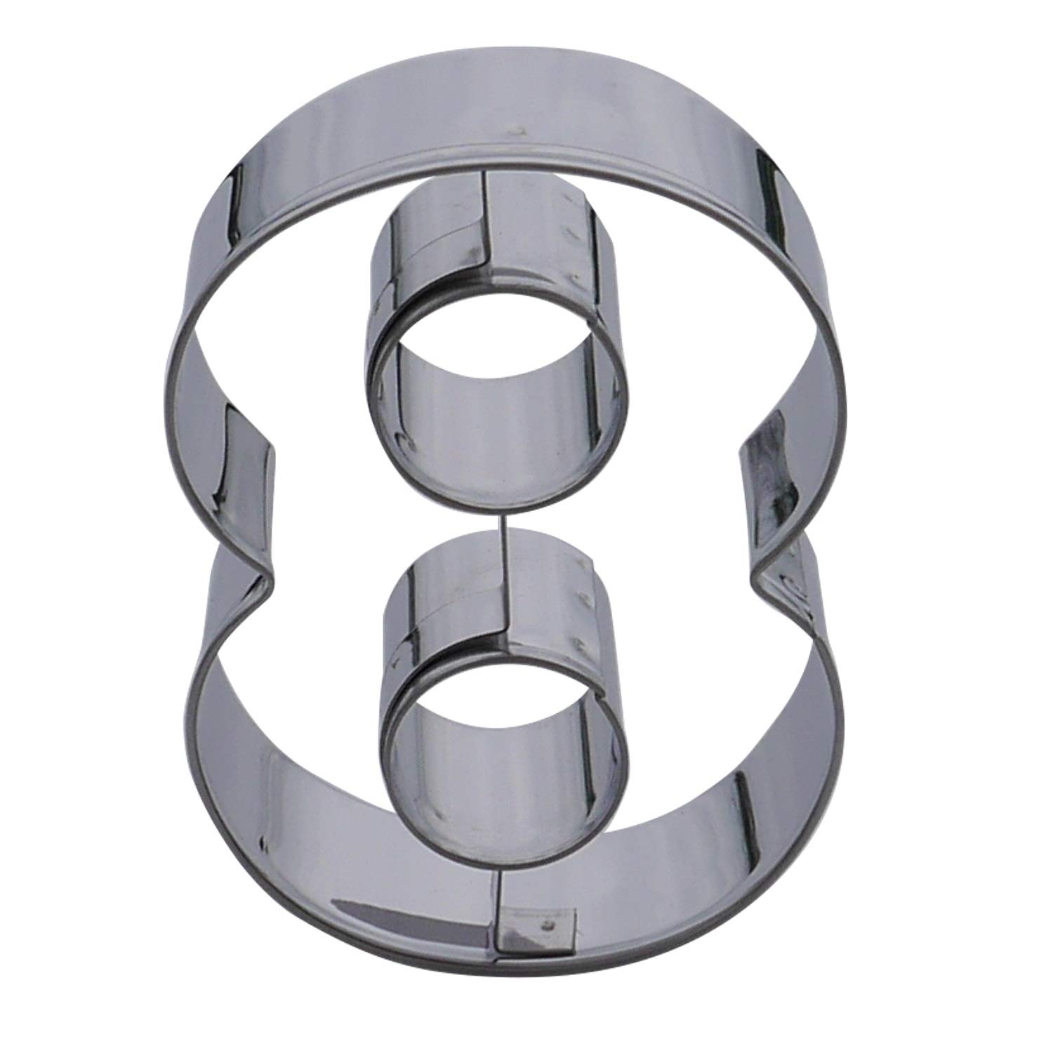 Sweet Cookie Crumbs Number Cookie Cutters, Stainless Steel (8)