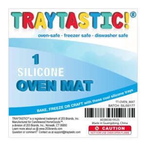 Traytastic! Non-Stick Silicone Baking Mat (Pyramid Style) - Great for Cooking, Baking, Grilling, Gummies, Candy, Crafts