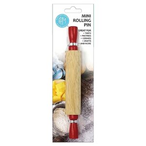 r & m international mini rolling pin, carded, one size, brown
