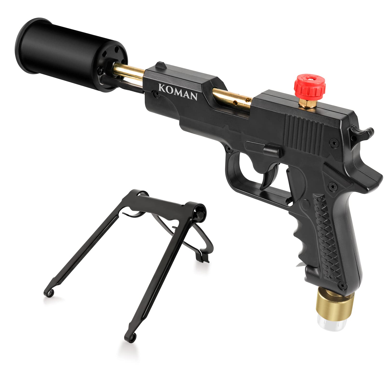 POWERFUL Cooking Propane Torch, Grill Gun Torch, Flame Thrower Fire Gun,Kitchen Culinary Torch with Safety Lock,Handheld Blow Torch,Campfire Starter,Grilling and BBQ Tool for Steak & Creme Brulee