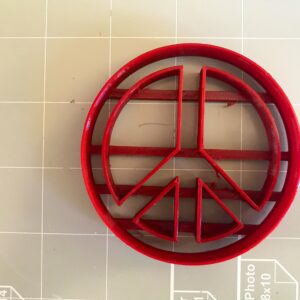Peace Symbol Cookie Cutter (4 inches)