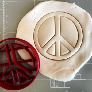 Peace Symbol Cookie Cutter (4 inches)