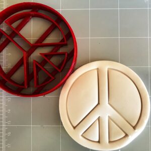 Peace Symbol Cookie Cutter (4 inches)