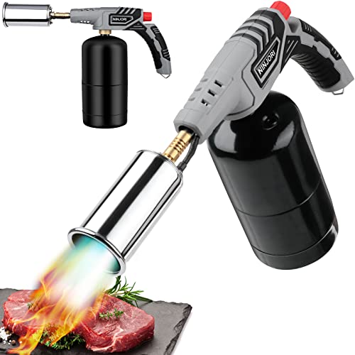 Powerful Cooking Torch,Sous Vide,Propane Kitchen Torch, Searing Steak Meater Gun Lighter,Culinary Kitchen Grilling Tool for Searing Steak & Creme Brulee