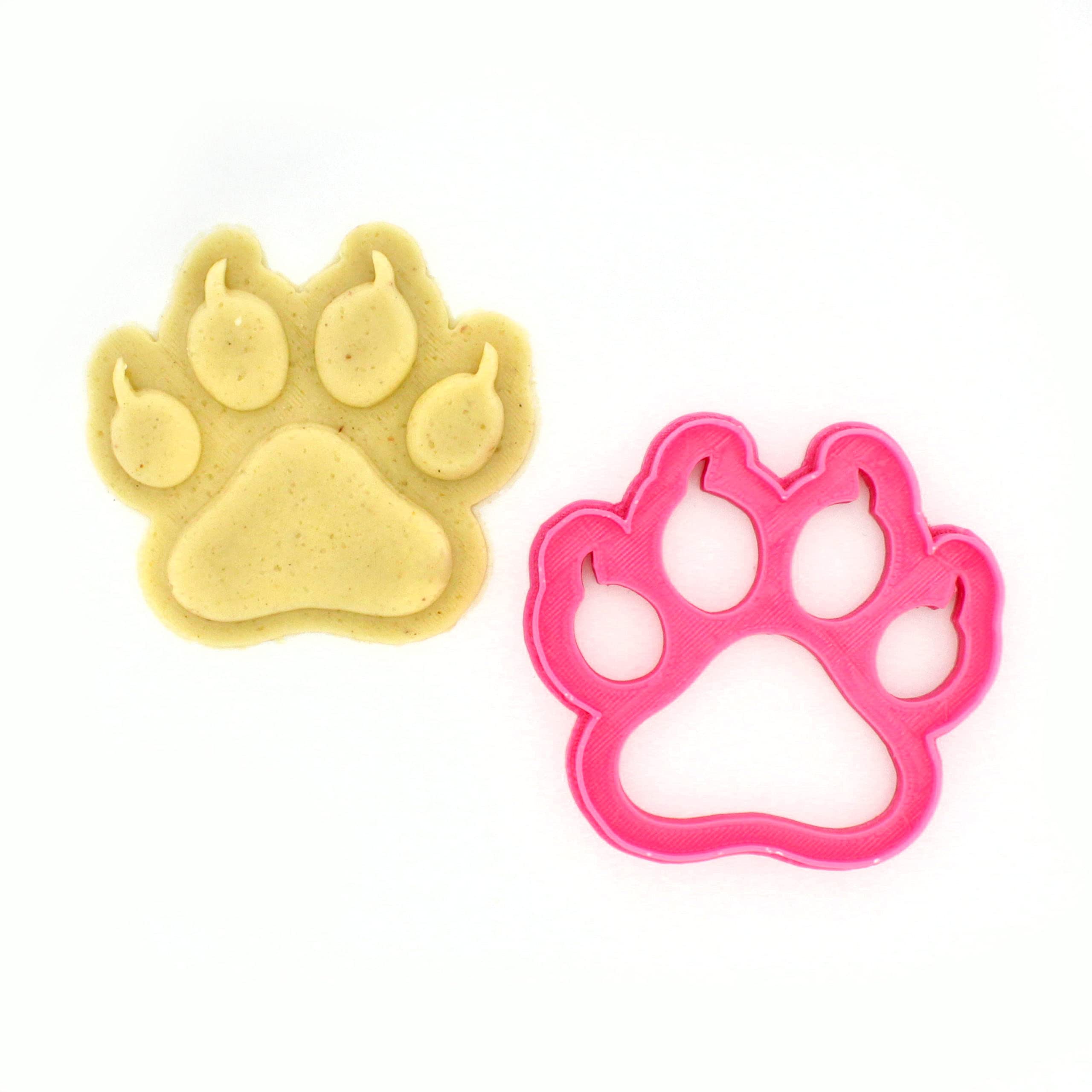 Cookie Cutter by 3DForme,Cat Paw Baking Cake Fondant Frame Mold for Buscuit