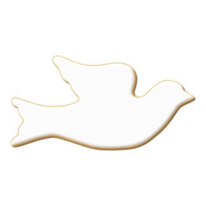 Foose Dove Cookie Cutter 4.25 Inch –Tin Plated Steel Cookie Cutters – Dove Cookie Mold