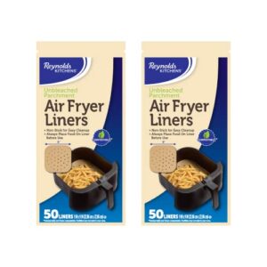 reynolds kitchens air fryer liners (50 count (pack of 2))