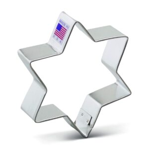 Star of David Cookie Cutter 3.8" Made in USA by Ann Clark