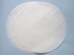 transun moo 200 pcs 10 inches parchment rounds precut parchment circles baking paper liners for oven, pans, air fryer