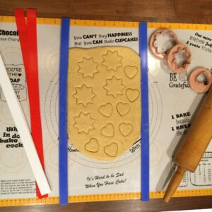 Set of 3-100% Silicone Measuring Dough Strips/Perfection Sticks/Rolling Pin Guides/Dough Guides/Pastry Ruler, Length 18 inches/3 Sizes