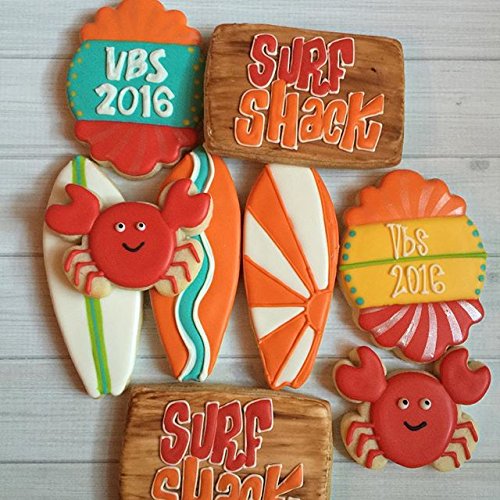 Surf Board Cookie Cutter - 4 Inches x 1 Inch
