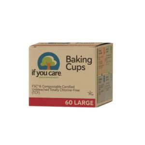if you care unbleached large baking cups, 60-count boxes (pack of 24)
